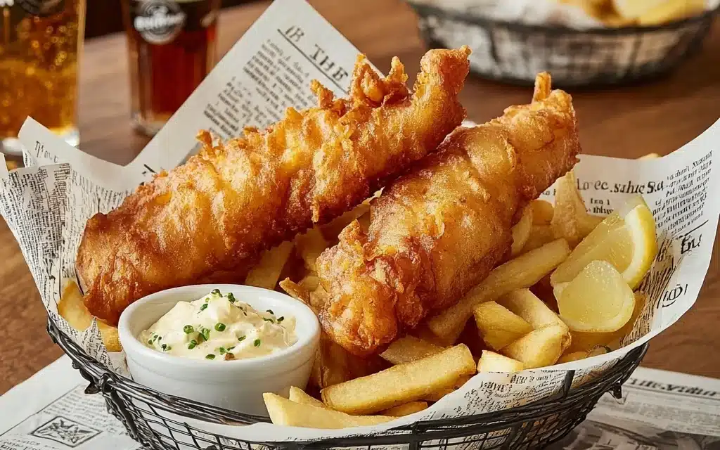 Beer Battered Fish and Chips: A Classic Family-Style Favorite