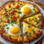 Breakfast Pizza Hash Brown Crust