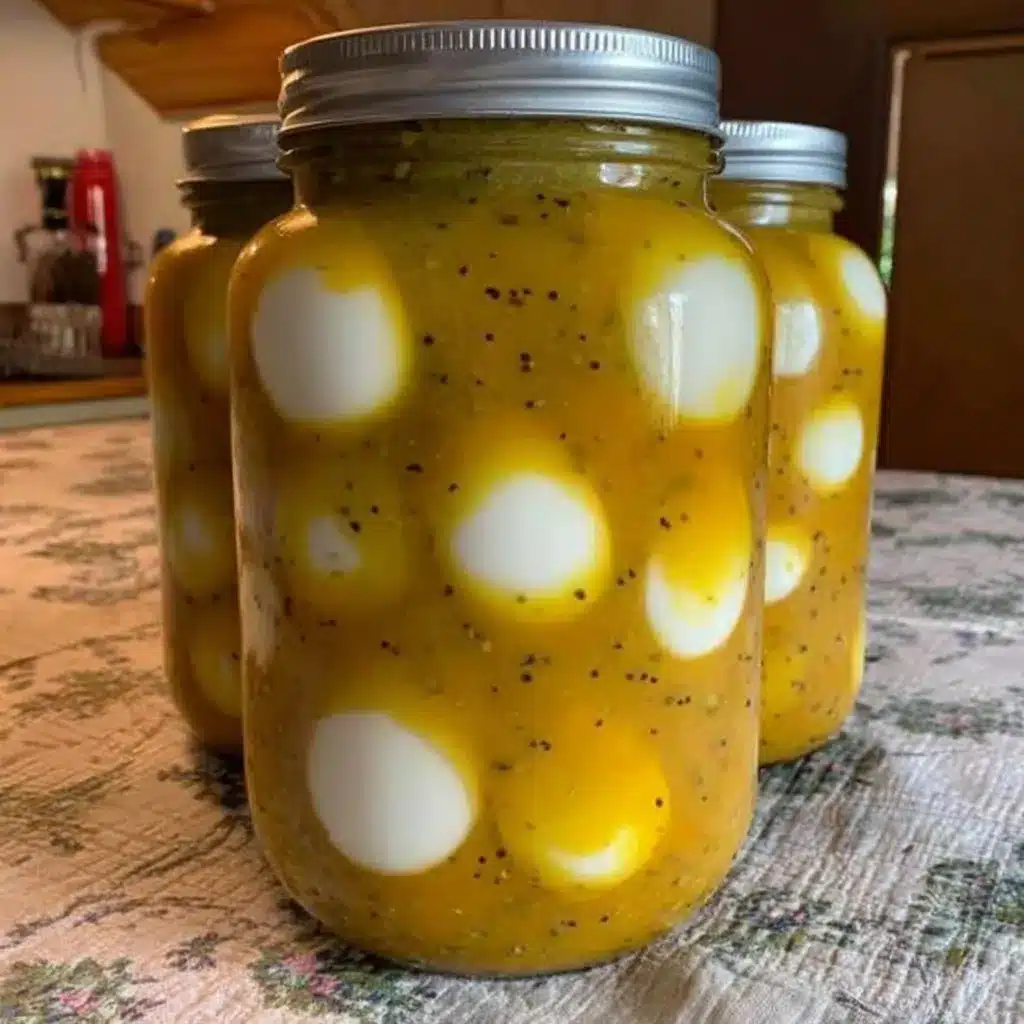 Mustard Pickled Eggs