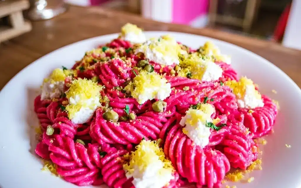 Pink Beet Pasta Sauce (Barbie Pasta): A Vibrant, Creamy Delight