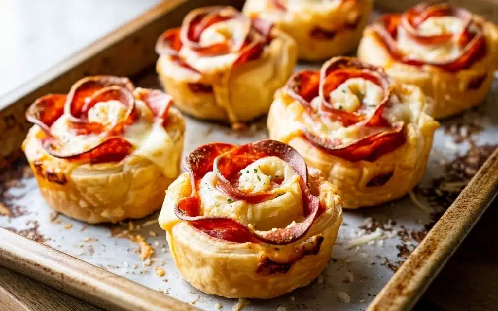 Pizza Roses (Puff Pastry) – A Delightful Twist on a Classic