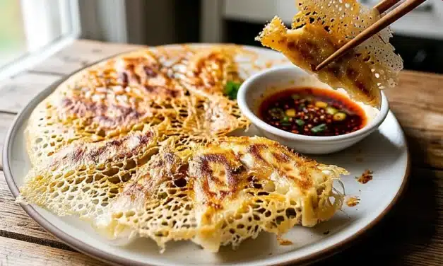 Pork and Chive Potstickers (Crispy Skirt) – A Taste of Home
