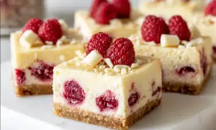 Raspberry White Chocolate Cheesecake Bars – A Perfect Dessert Treat