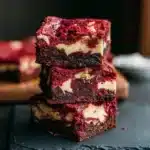Red Velvet Cheesecake Brownies: A Classic Twist on a Beloved Dessert 2 Red Velvet Cheesecake Brownies