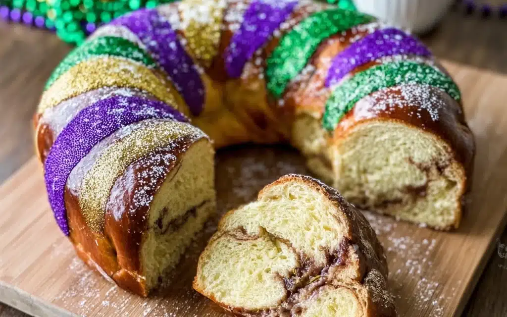Traditional King Cake (Brioche Style): A Perfected Mardi Gras Delight