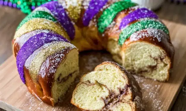 Traditional King Cake (Brioche Style): A Perfected Mardi Gras Delight