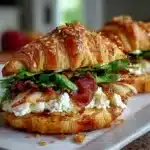 Apple & Goat Cheese Croissant Sandwich: A Taste of Heaven in Every Bite 2 Apple & Goat Cheese Croissant Sandwich