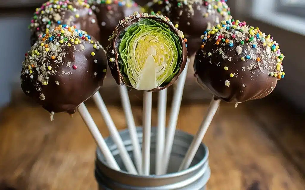 Brussels Sprouts Cake Pops
