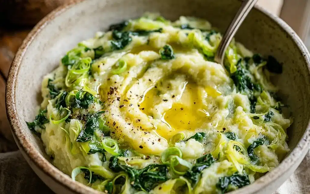 Colcannon with Leek Butter