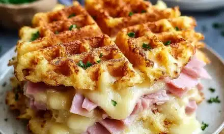 Crunchy Ham Cheese Chaffles: A Comforting Keto-Friendly Snack