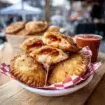 Deep Fried Pizza Puff Pockets (Panzerotti) 2 Deep Fried Pizza Puff Pockets