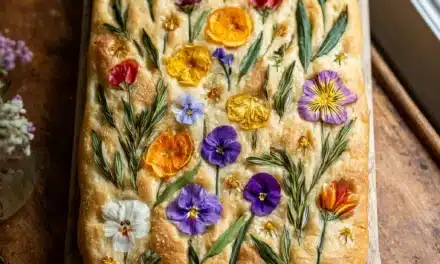 Edible Flower Focaccia