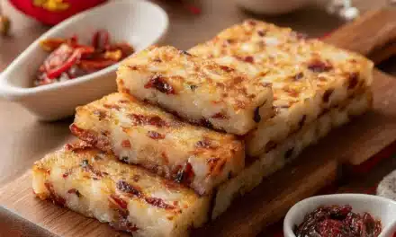 Gold Bar Daikon Radish Cake (Lo Bak Go): A Savory Slice of Heaven