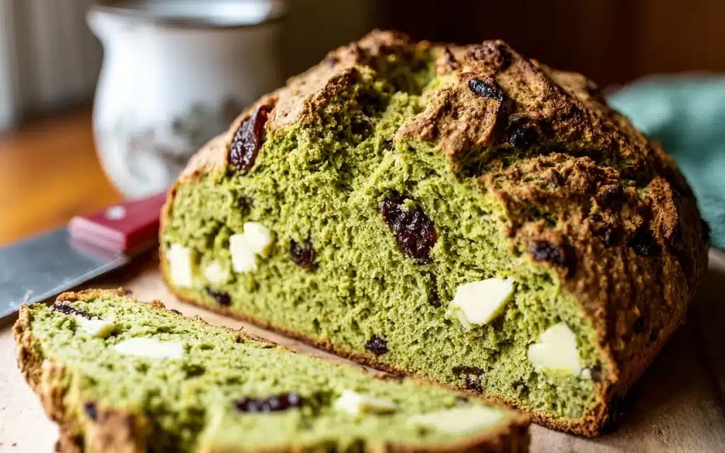 Matcha Irish Soda Bread