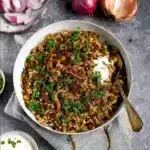 Mujadara: Classic Lebanese Lentils and Rice 2 Mujadara