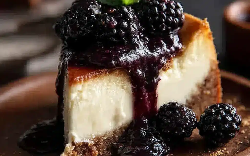 Mulberry & Earl Grey Cheesecake