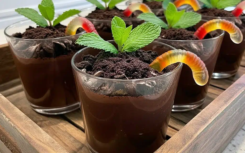 Potting Soil Pudding Cups