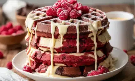 Red Velvet Marble Waffles: The Ultimate Breakfast Indulgence