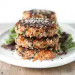 Sesame Crusted Salmon Patties 2 Sesame Crusted Salmon Patties