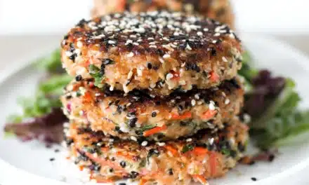 Sesame Crusted Salmon Patties