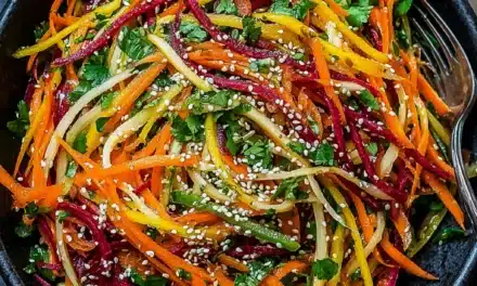 Shaved Rainbow Carrot Sesame Salad – A Heavenly Side Dish