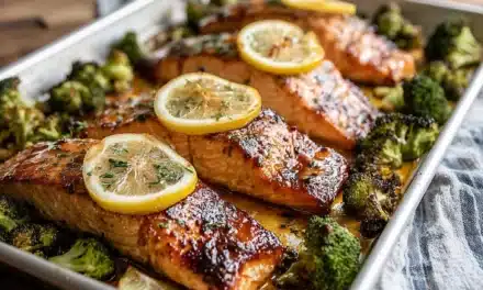 Sheet Pan Hot Honey Salmon & Broccoli: A Delicious 20-Minute Meal