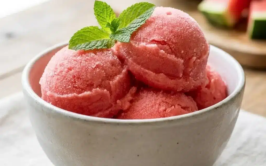 2-Ingredient Watermelon Sorbet