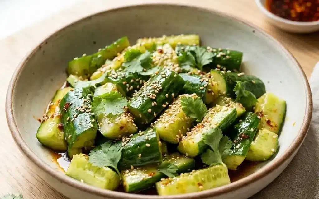 The Best Asian-Style Smashed Cucumber Salad