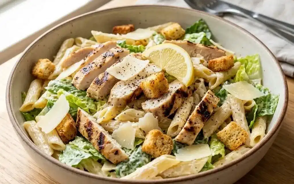 Chicken Caesar Pasta Salad
