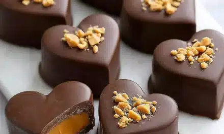 Chocolate Peanut Butter Valentine’s Heart