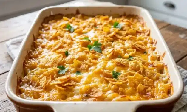 Classic Funeral Potatoes with Hashbrowns