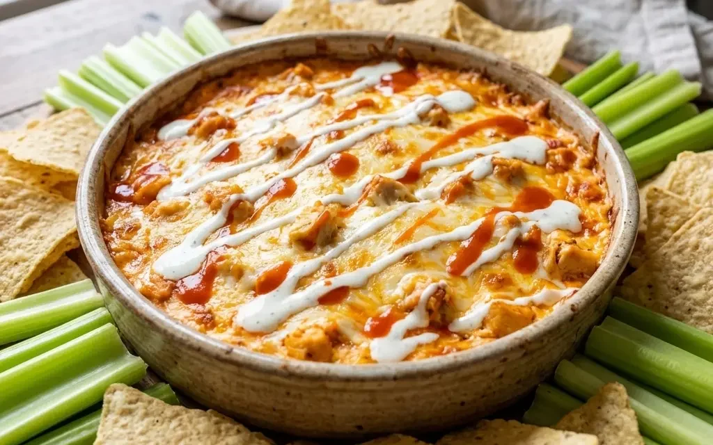 Easy Buffalo Chicken Dip