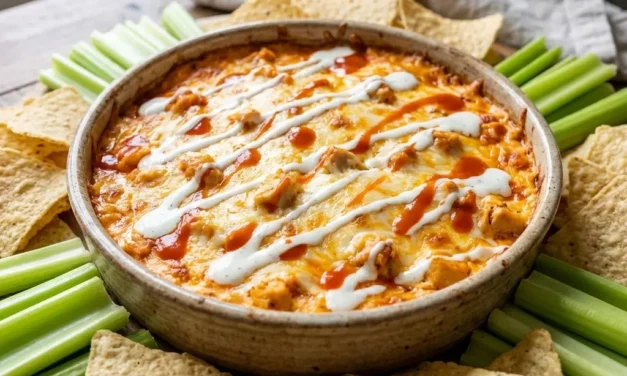 Easy Buffalo Chicken Dip