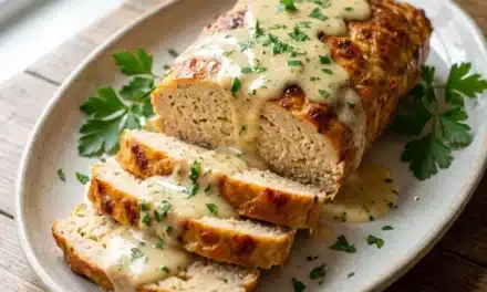 Garlic Parmesan Chicken Meatloaf