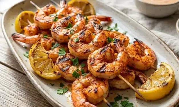 Grilled Cajun Shrimp Skewers