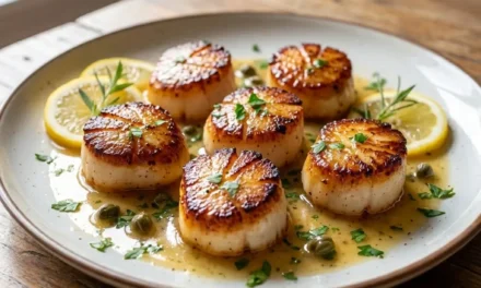 Pan-Seared Scallops with Lemon Butter