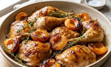 Roasted Apricot Chicken Dinner