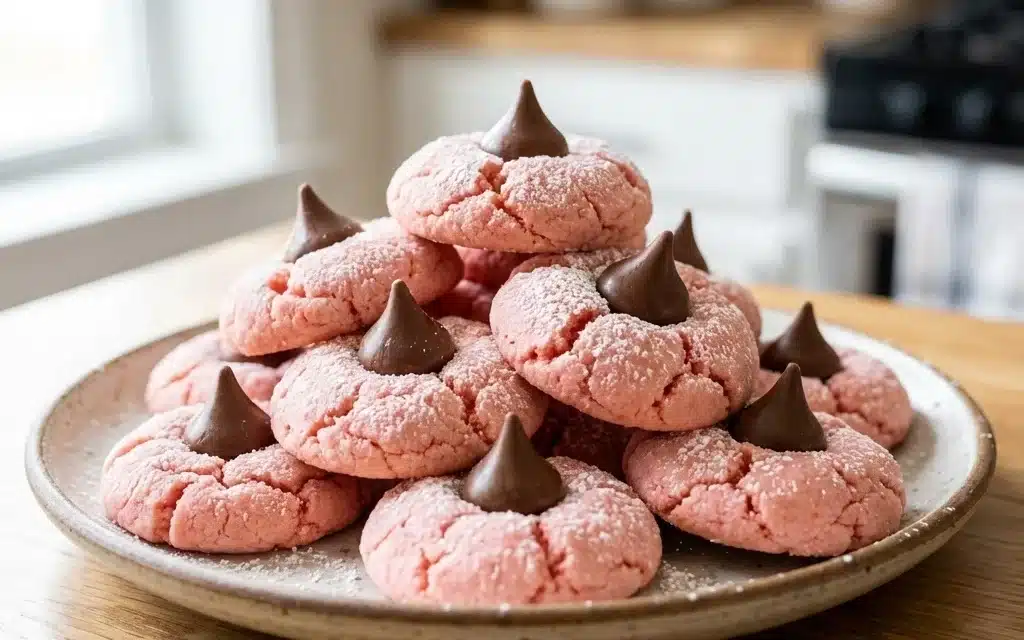 Strawberry Kiss Cookies