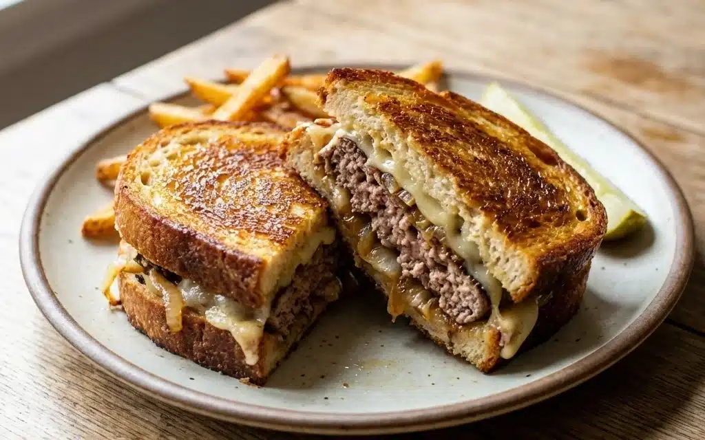 Tallow-Fried Sourdough Patty Melt